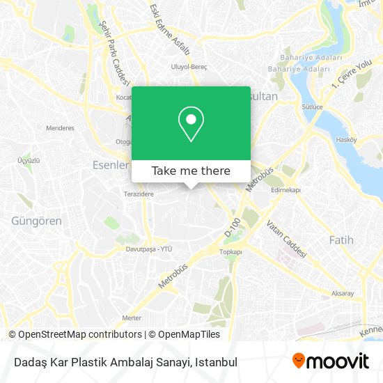 Dadaş Kar Plastik Ambalaj Sanayi map