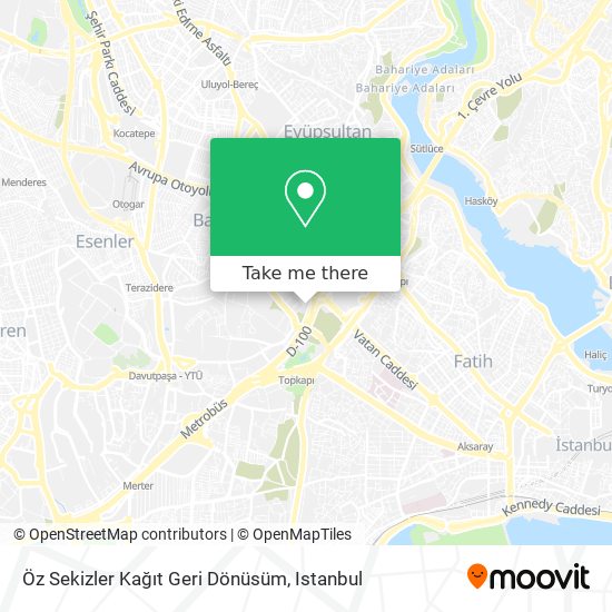 Öz Sekizler Kağıt Geri Dönüsüm map