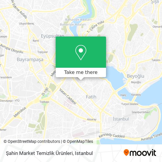 Şahin Market Temizlik Ürünleri map