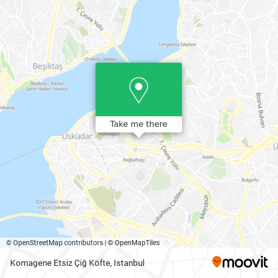 Komagene Etsiz Çiğ Köfte map