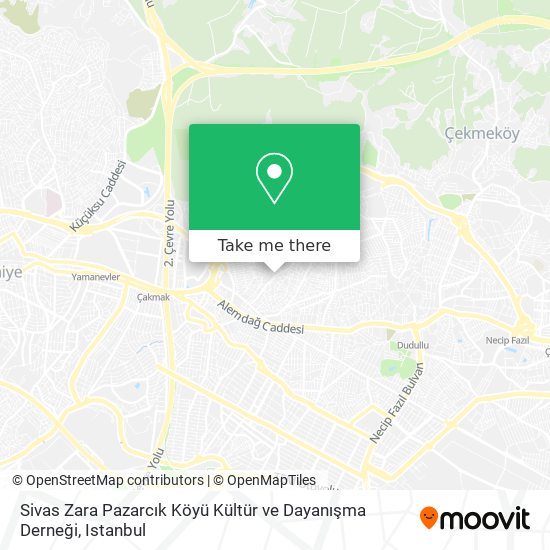 Sivas Zara Pazarcık Köyü Kültür ve Dayanışma Derneği map