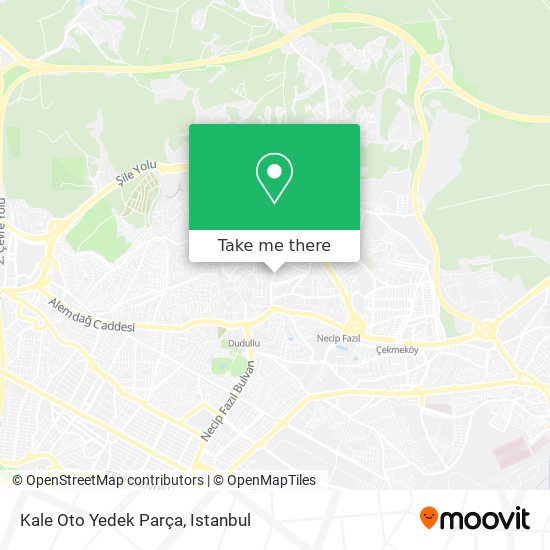 Kale Oto Yedek Parça map