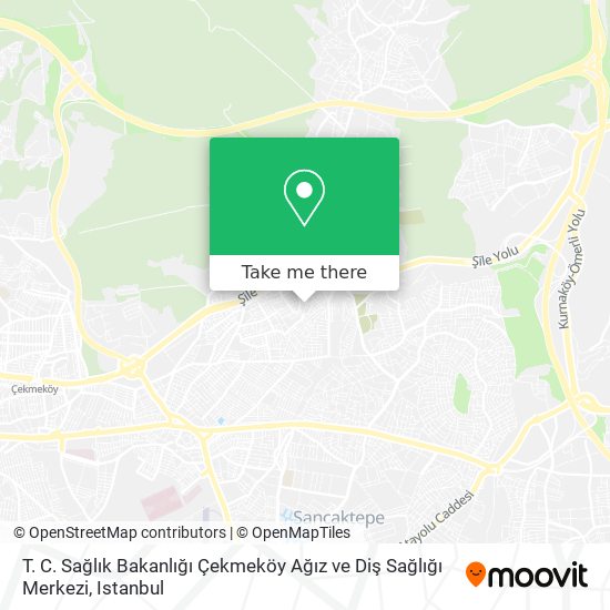 T. C. Sağlık Bakanlığı Çekmeköy Ağız ve Diş Sağlığı Merkezi map