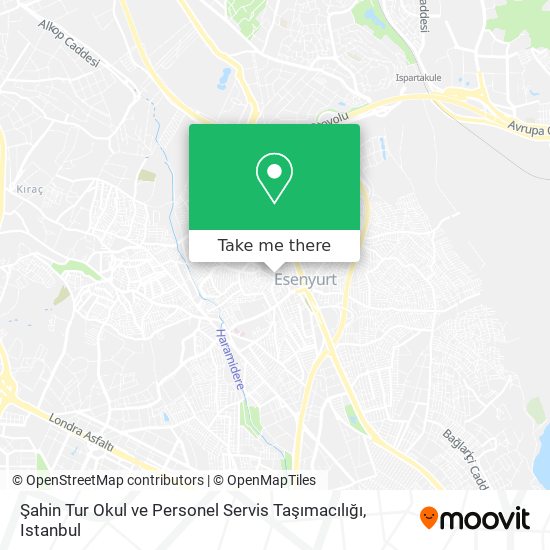 Şahin Tur Okul ve Personel Servis Taşımacılığı map