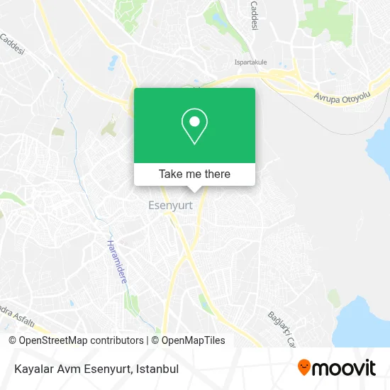 Kayalar Avm Esenyurt map