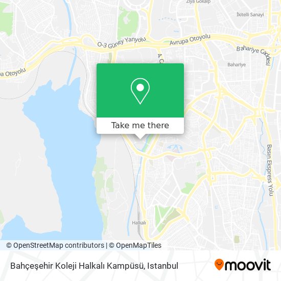 Bahçeşehir Koleji Halkalı Kampüsü map