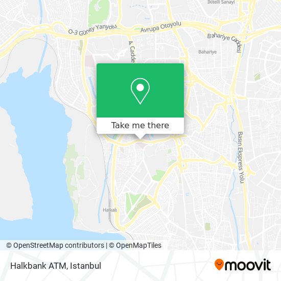 Halkbank ATM map