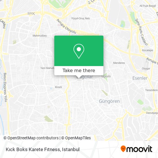 Kıck Boks Karete Fıtness map