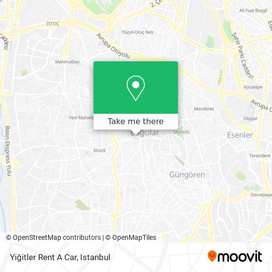 Yiğitler Rent A Car map