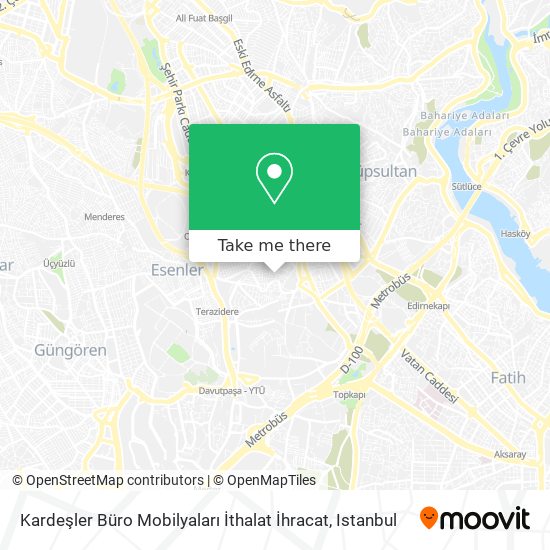 Kardeşler Büro Mobilyaları İthalat İhracat map