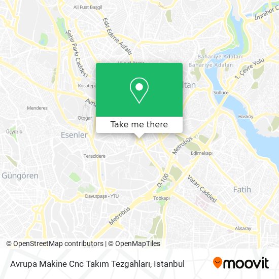 Avrupa Makine Cnc Takım Tezgahları map