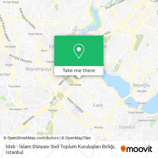 Idsb - İslam Dünyası Sivil Toplum Kuruluşları Birliği map
