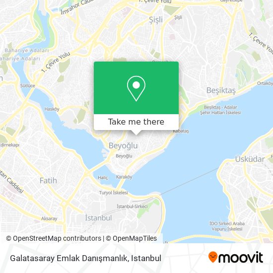 Galatasaray Emlak Danışmanlık map