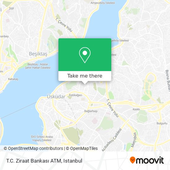 T.C. Ziraat Bankası ATM map