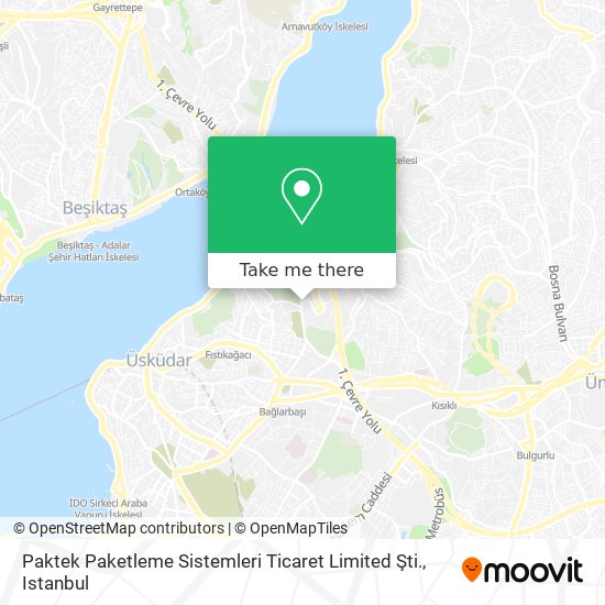 Paktek Paketleme Sistemleri Ticaret Limited Şti. map