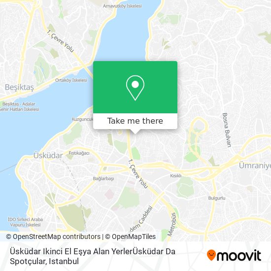 Üsküdar Ikinci El Eşya Alan YerlerÜsküdar Da Spotçular map