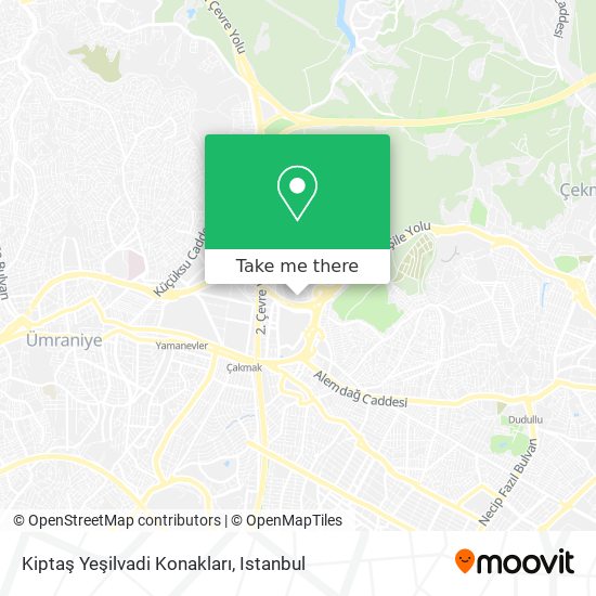 Kiptaş Yeşilvadi Konakları map