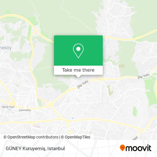 GÜNEY Kuruyemiş map