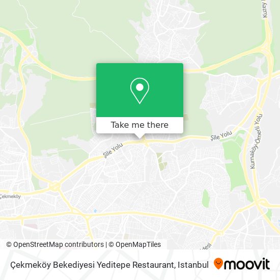 Çekmeköy Bekediyesi Yeditepe Restaurant map