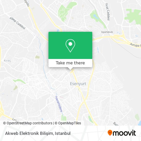 Akweb Elektronik Bilişim map