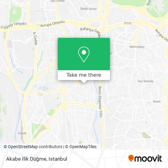 Akabe Ilik Düğme map