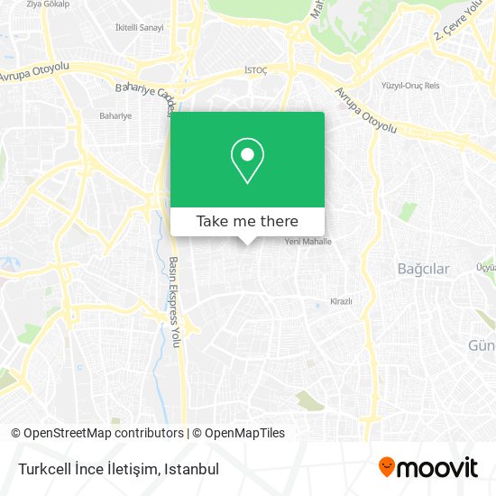Turkcell İnce İletişim map