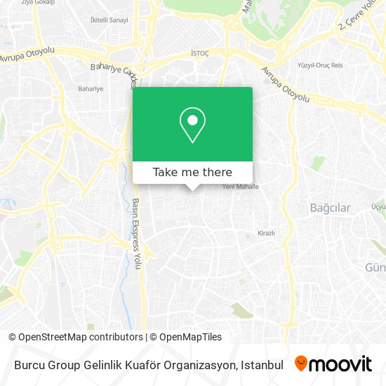 Burcu Group Gelinlik Kuaför Organizasyon map