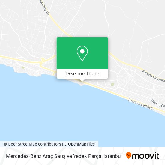 Mercedes-Benz Araç Satış ve Yedek Parça map