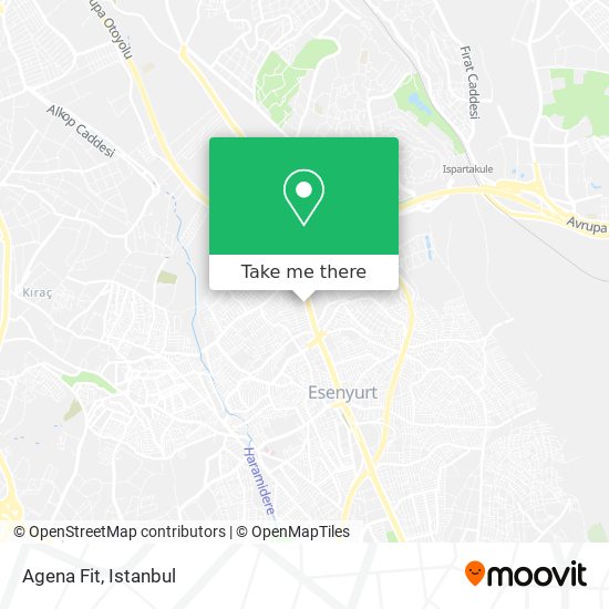 Agena Fit map