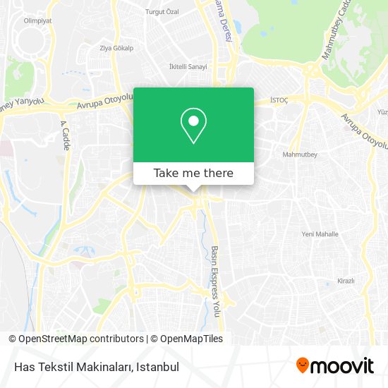 Has Tekstil Makinaları map