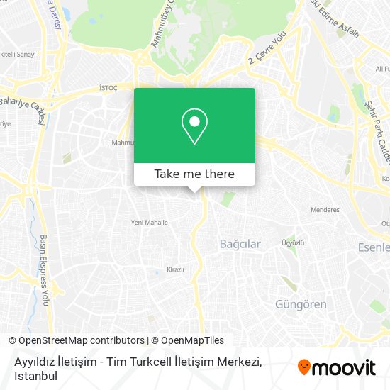 Ayyıldız İletişim - Tim Turkcell İletişim Merkezi map