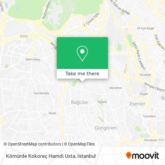 Kömürde Kokoreç Hamdi Usta map