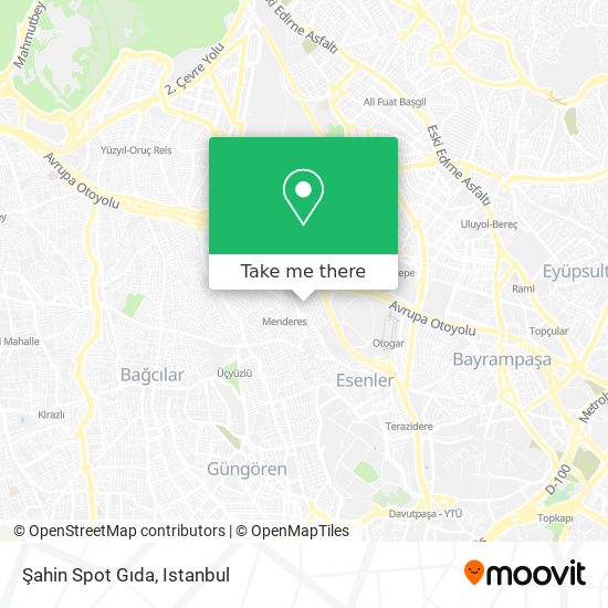 Şahin Spot Gıda map