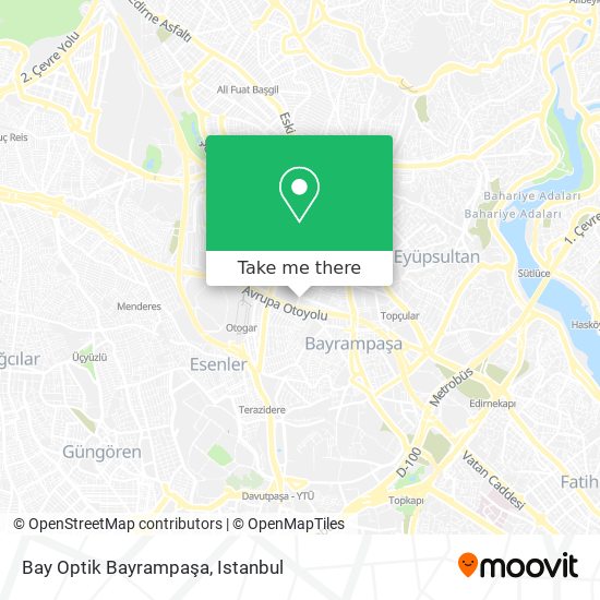 Bay Optik Bayrampaşa map