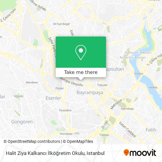 Halit Ziya Kalkancı İlköğretim Okulu map