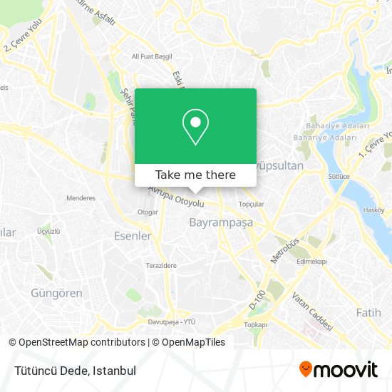 Tütüncü Dede map