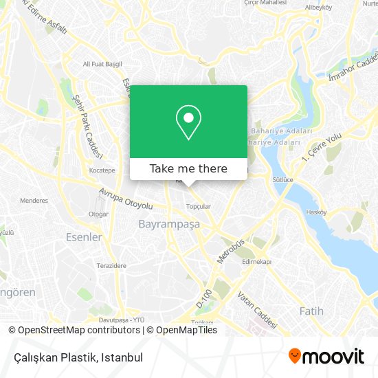 Çalışkan Plastik map