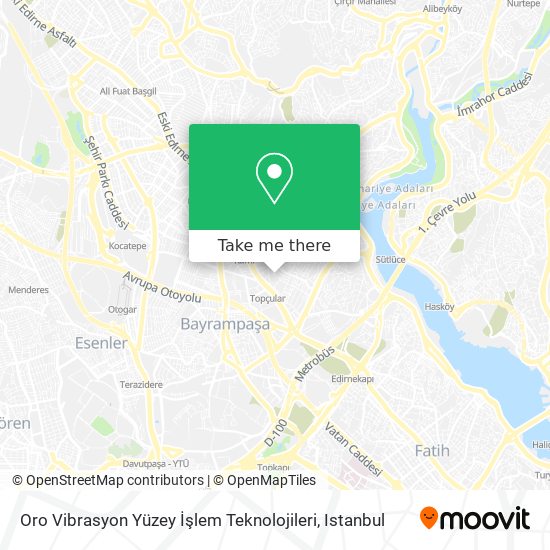 Oro Vibrasyon Yüzey İşlem Teknolojileri map