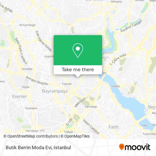 Butik Berrin Moda Evi map