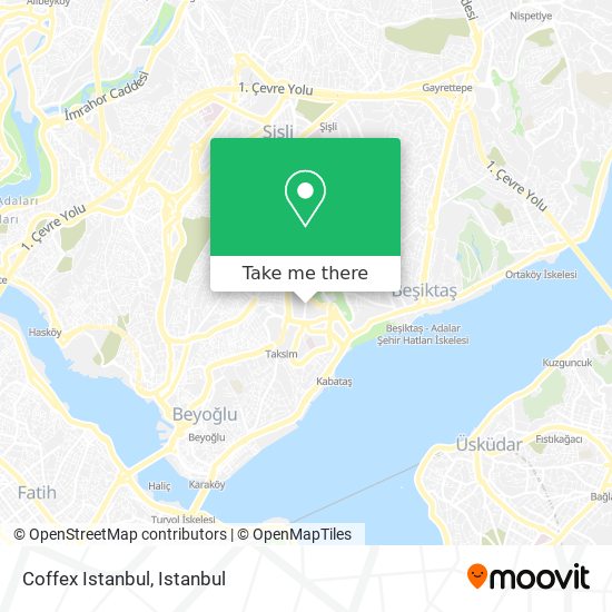 Coffex Istanbul map