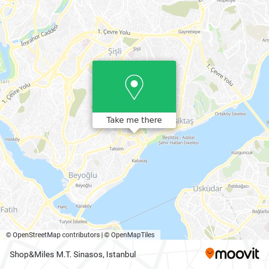 Shop&Miles M.T. Sinasos map