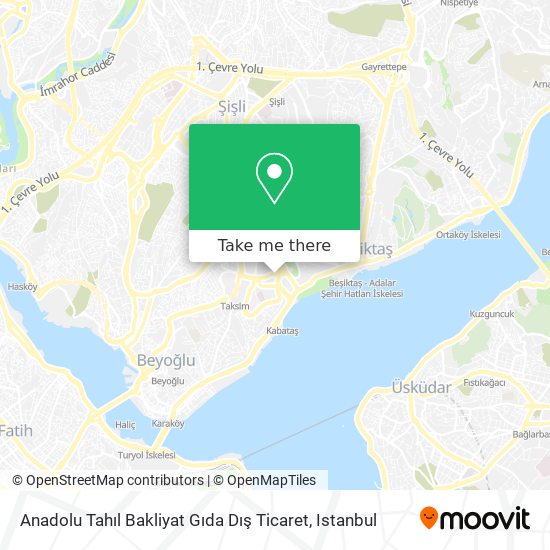 Anadolu Tahıl Bakliyat Gıda Dış Ticaret map