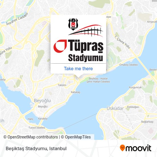 Beşiktaş Stadyumu map