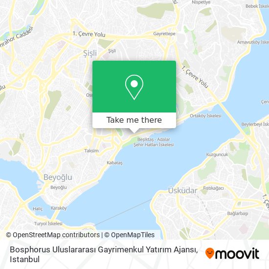 Bosphorus Uluslararası Gayrimenkul Yatırım Ajansı map