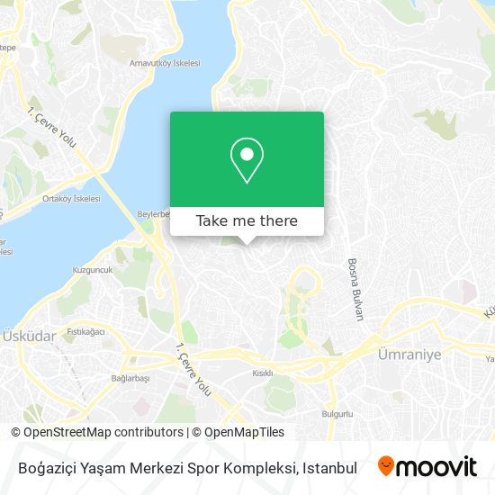 Boģaziçi Yaşam Merkezi Spor Kompleksi map