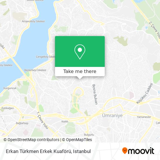 Erkan Türkmen Erkek Kuaförü map