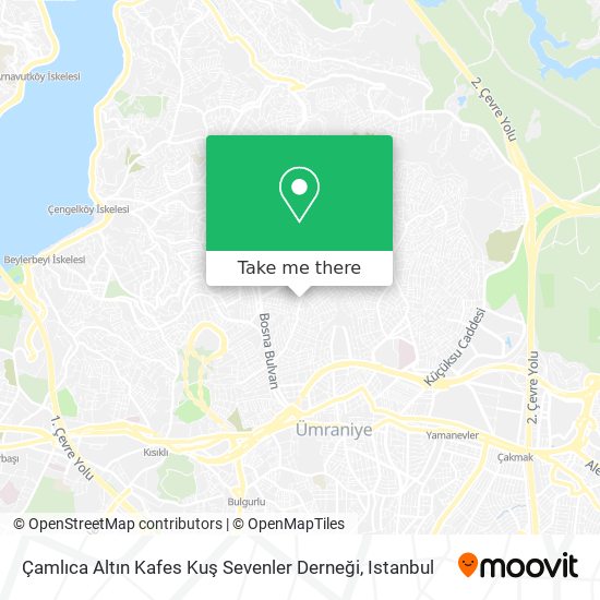 Çamlıca Altın Kafes Kuş Sevenler Derneği map