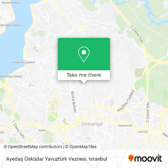 Ayedaş Üsküdar Yavuztürk Veznesi map