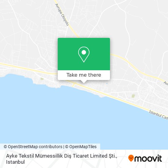 Ayke Tekstil Mümessillik Diş Ticaret Limited Şti. map