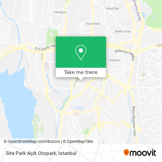 Site Park Açık Otopark map
